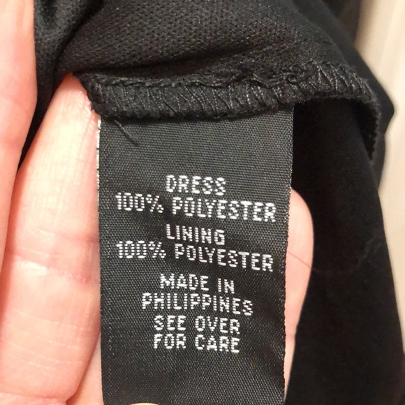 Youth long black dress size 14 - Picture 7 of 8